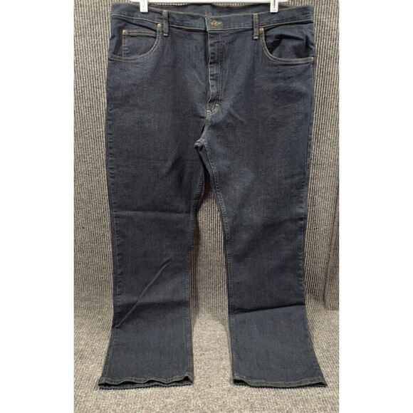 Dickies Jeans Mens 42x32 Dark Blue Wash Denim Pants Straight Leg Mexico - Picture 2 of 15